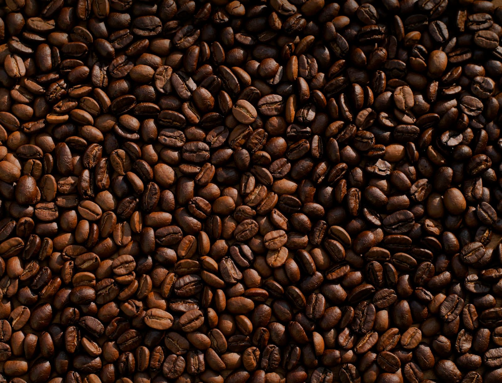 Primo piano di chicchi di caffè tostati come ponte narrativo, senza marca né prodotto
